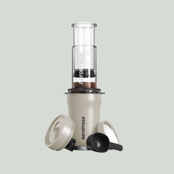 AeroPress Go Plus Coffee Maker Cream